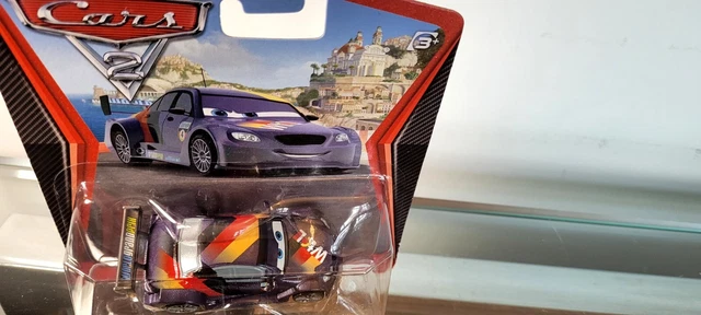 DISNEY PIXAR CARS Max Schnell Grand Prix Racer Cars 2 Mercedes-Benz Amg ...