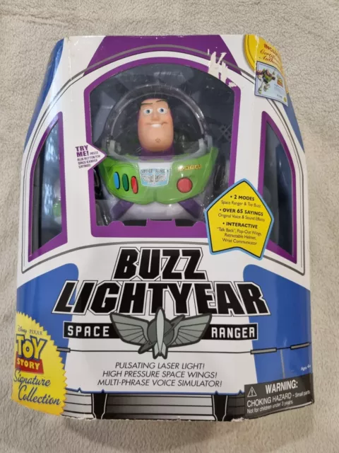 ORIGINAL THINKWAY TOY BUZZ LIGHTYEAR SIGNATURE COLLECTION