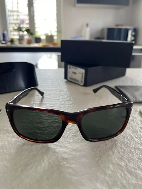 Persol HAVANA Sonnenbrille für Herren - Grün/Braun (PO3048S 24/31)