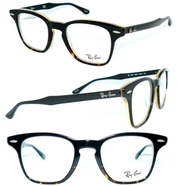 Ray Ban Brille Braun Schwarz Rb 5244 5028 Damen 7032 Fassung 5184 Gestell 5121