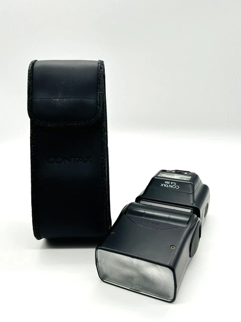 [Near MINT w/Case] Contax Kyocera TLA 360 Shoe Mount Strobe Flash Japan #164
