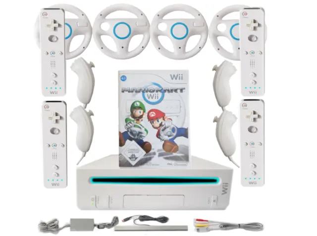 Nintendo Wii Konsole zur Auswahl Mariokart , Wii Sports , Balanceboard