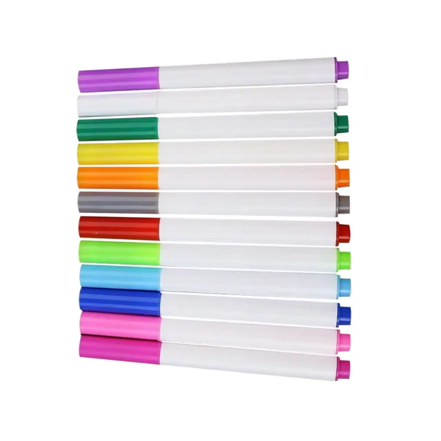 12 Colors Assorted Removable Liquid Chalk Marker Pen Set for Blackboard Windows
