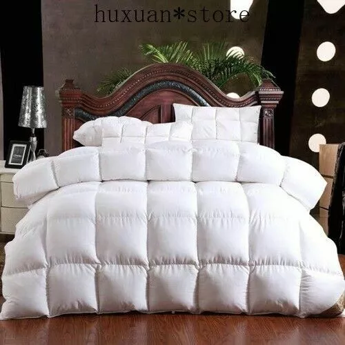 Winter Warm Heavy Goose Down Duvet Comforter Quilts Duvet Insert Filler 220*240