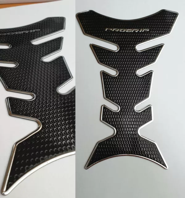 Tankpad Tankschutz Motorrad Carbon Optik Silber Schwarz passend für BMW Yamaha