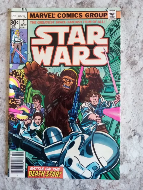 Star Wars #3 1st Print VF/NM  Marvel Comics 1977