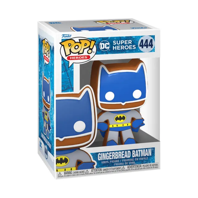 NEW Funko Pop! Heroes: DC Super Heroes Holiday- “Gingerbread Batman” Figure #444