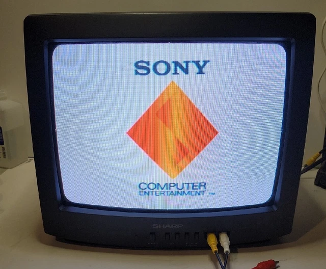 SHARP 13" CRT TV Retro Gaming Color Television Model 13N-M100B