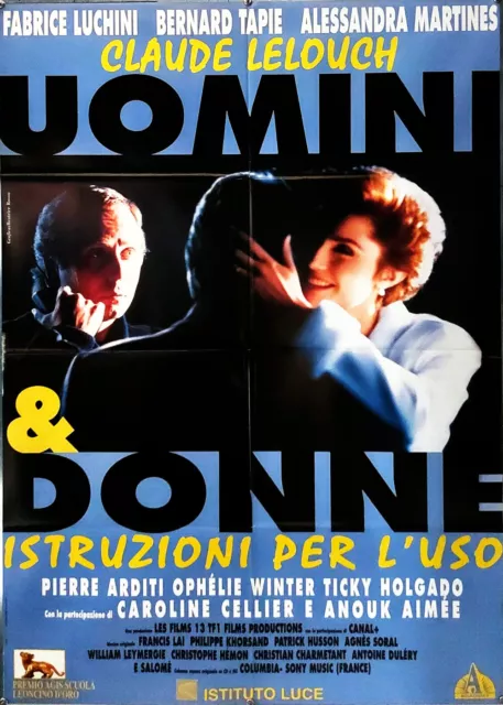 1996 * Manifesto 2F Cinema "Uomini e Donne: Istruzioni per l'Uso - Alessandra Ma