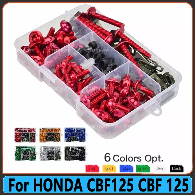US 155Pcs/Set Motorcycle Bike Fairing Bolt Kit Screws