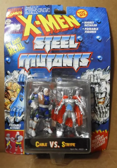 (Marvel Comics) X-Men Steel Mutants (Cable Vs  Stryfe) 1994 Toy Biz New!