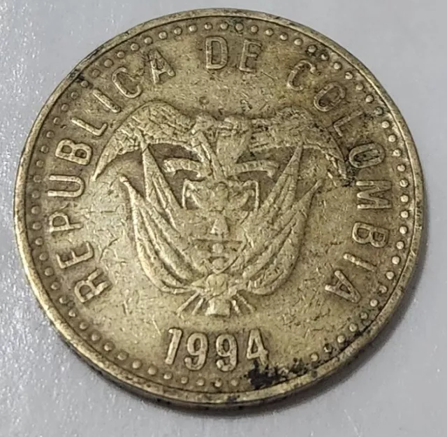 Colombia 🇨🇴 100 Pesos Coin 1994