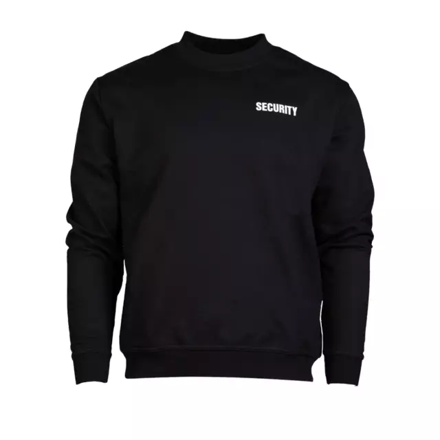 Pullover Security Mil-Tec Sweatshirt schwarz Sicherheitsdienst Sicherheit