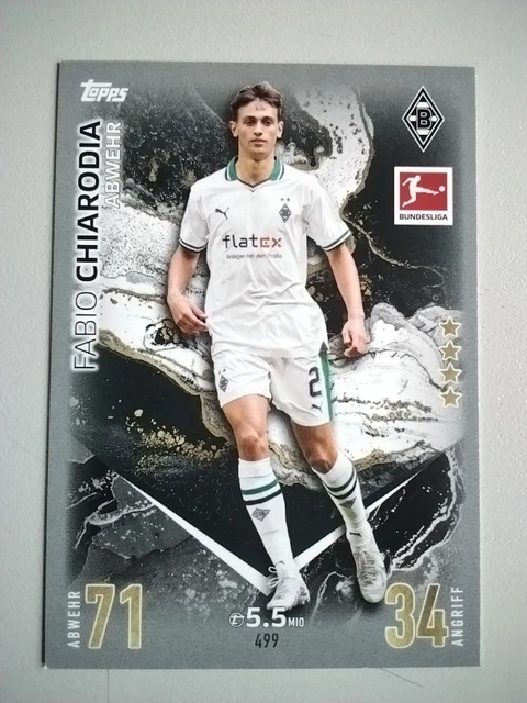 Carte De Collection Match Attax Patrick Herrmann - Borussia Mönchengladbach - Édition Signée RARE 2020-21