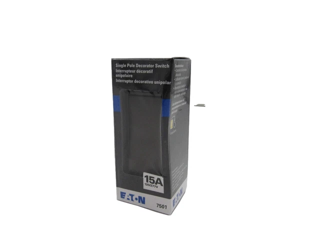 Eaton NSB 7501RB-BX-LW Other Sensors and Switches Rocker 1P 15A 277V Bronze