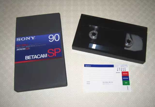 1 cassettes betacam SP SONY SP 90 minutes   BCT-90M