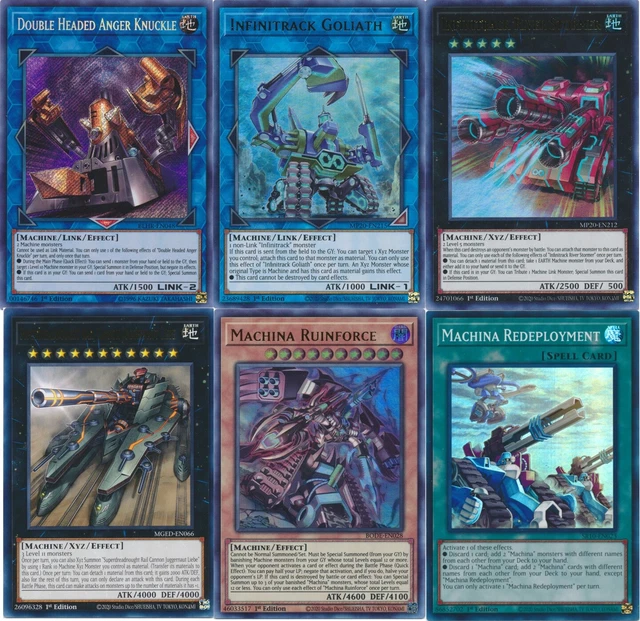 YUGIOH EARTH MACHINE Tournament Deck - Machina Ruinforce Infinitrack Urgent  NM $153.92 - PicClick