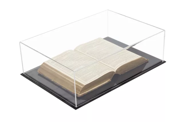 Deluxe Clear Acrylic Book Display Case (a030-a)