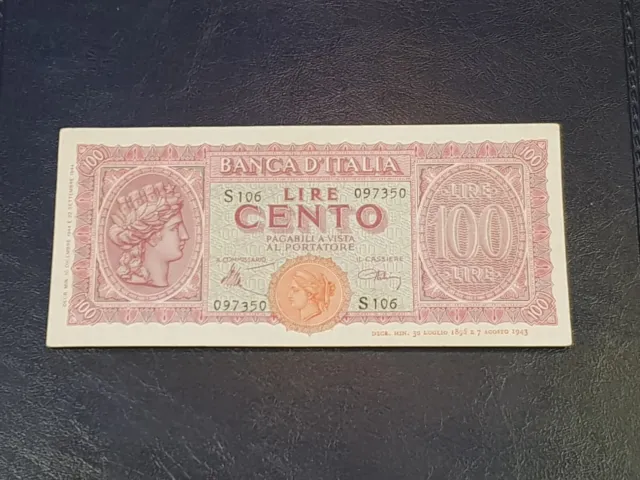 Banconota 100 Lire Italia Turrita Spl++