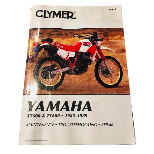 Clymer M416 1983-1989 Yamaha XT600 TT600 Shop Service Repair Maintenance Manual