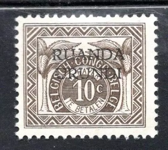 Belgium Colonies Belgian East Africa Ruanda Urundi Stamps Overprint Mh Lot 409Ak