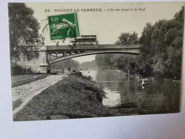 CPA 94 NOGENT-LE-PERREUX - L'Ile des Loups et le Pont