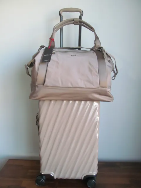 TUMI Luggage Set-Exclusive Taupe 19 Degree Carry On & Matching Valise -NWT