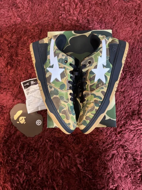 Bape ABC Camo Green A Bathing Ape Sk8 Sta Style # H20191042 Size 12