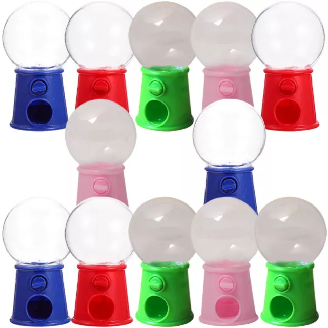 12 Pcs Plastik Mini-Gacha-Maschine Kind Kinderspielzeug Hochzeitsgeschenke