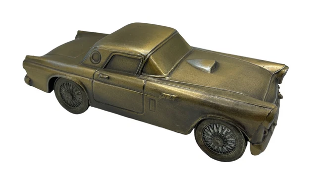 VINTAGE PIGGY BANK 1974 Banthrico 1955 Ford Thunderbird 5.5 In X 2.5