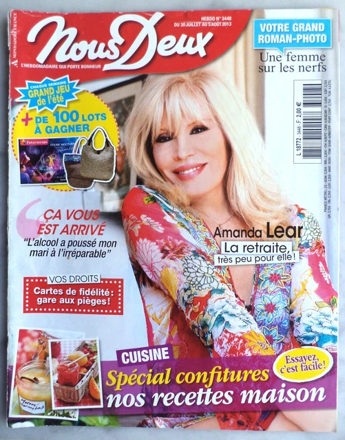 MAGAZINE NOUS DEUX n° 3448 (30 juillet 2013) Amanda LEAR EUR 2,50 ...