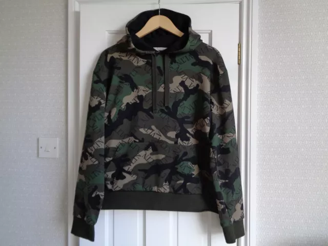 Genuine VALENTINO Camouflage Hoodie / Sweatshirt ~ Size Large