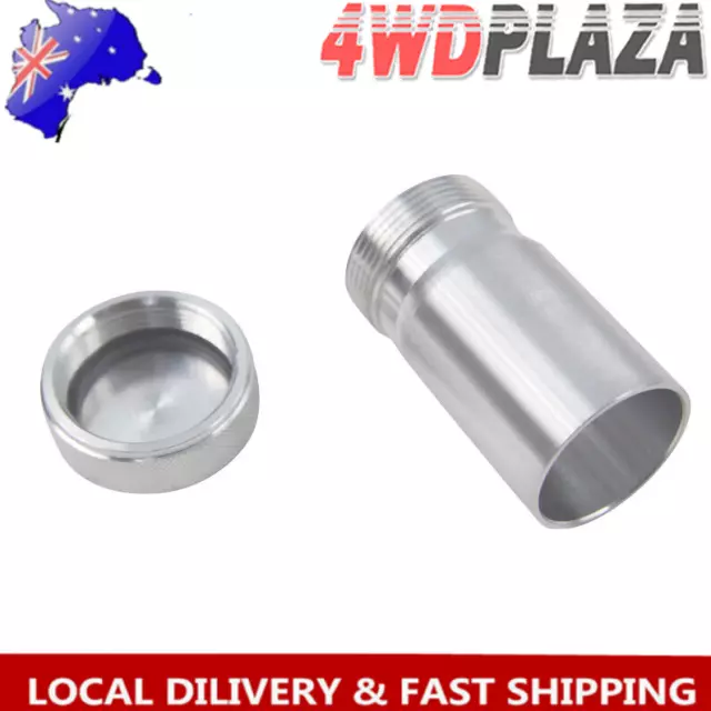 Aluminium Oil Fuel Water Overflow Tank Weld On Filler Neck Cap 1 1/2" I.D AUS