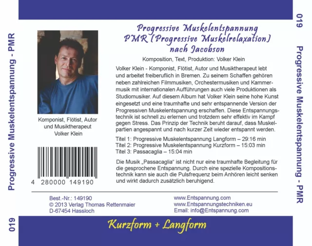 Progressive Muskelentspannung PMR Muskelrelaxation EAN 4280000149190 2