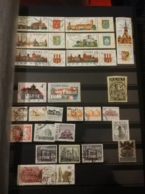 Briefmarken  Album Poczta Polska Sammlung  ca. 222 , Motive aller Art