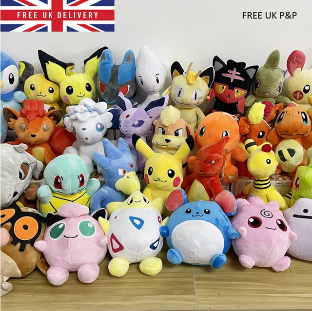 POKEMON PLUSH SOFT Toys teddy New 12cm to 35cm £13.98 PicClick UK