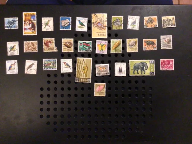 30 mint and used stamps from Kenya Great mix all different