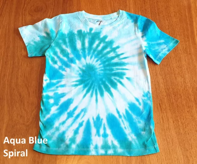 1960's Classic hippie kids unisex tie-dye T-Shirts, handmade tshirt, kids tee