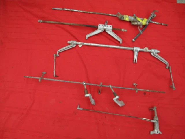 Lot of 5 Dual Carburetor Linkage Solex Weber Kadron Dellorto VW Bug Bus