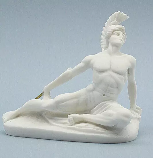 Achilles Dying Trojan Hero Arrow Cast Marble Greek Sculpture Statue Copy -   UK