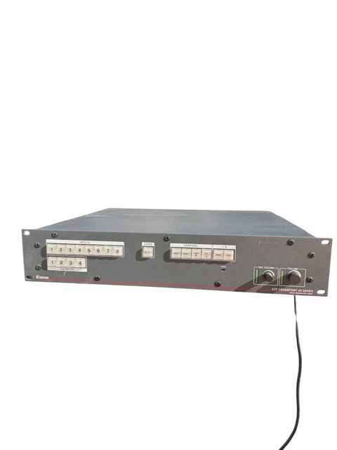 Extron DTP CrossPoint 86 4K - Grille de commutation 8x6 avec scaler 4K