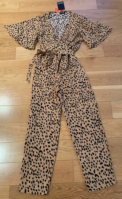 Girls animal 2025 print jumpsuit