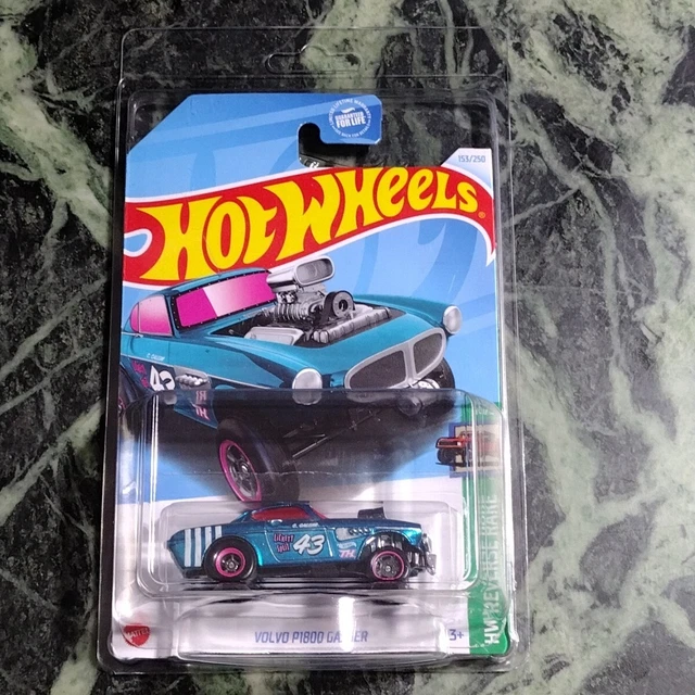 HOT WHEELS 2024 Super Treasure Hunt Volvo P1800 Gasser US Card H