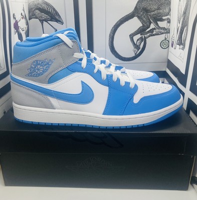 jordan 1 mid azzurre