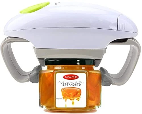 Abridor de frascos eléctrico - gadget de cocina fuerte resistente abridor automático de frascos