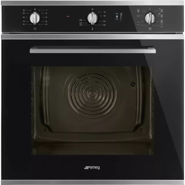 SMEG SO64M3S2N Four Multifonctions Encastré 60CM Noir 6 Progr. Fonction Vapeur