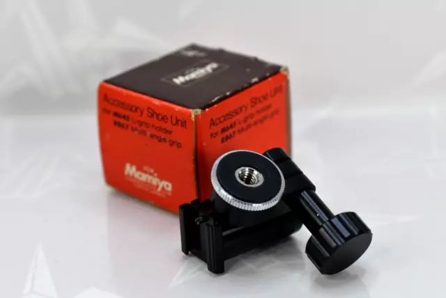 [Mint] Mamiya Accesorio Zapato Unidad para M645 L-GRIP RB67 Multi-ángulo Agarre