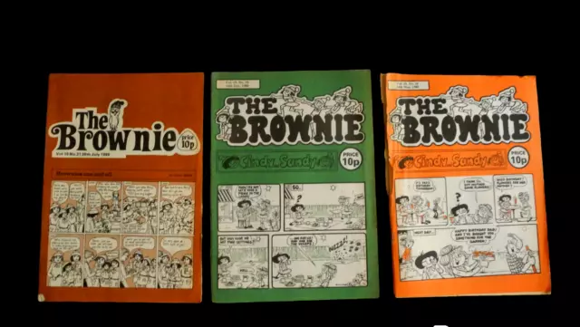 1980 3x THE BROWNIE Comic magazine - Brownies Vintage Girlguiding