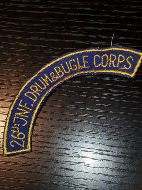 WWII US Army 26th Infantry Regiment Drum & Bugle Patch L@@K!!!