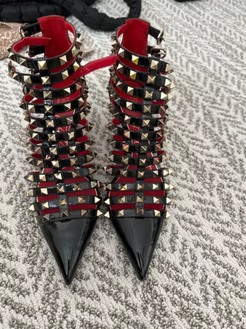 valentino alcove cage heels